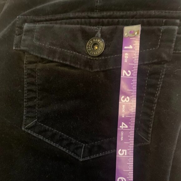 Eddie Bauer Womens Black Velvet Pants - 8 Bootcut 30" Inseam - Picture 8 of 8